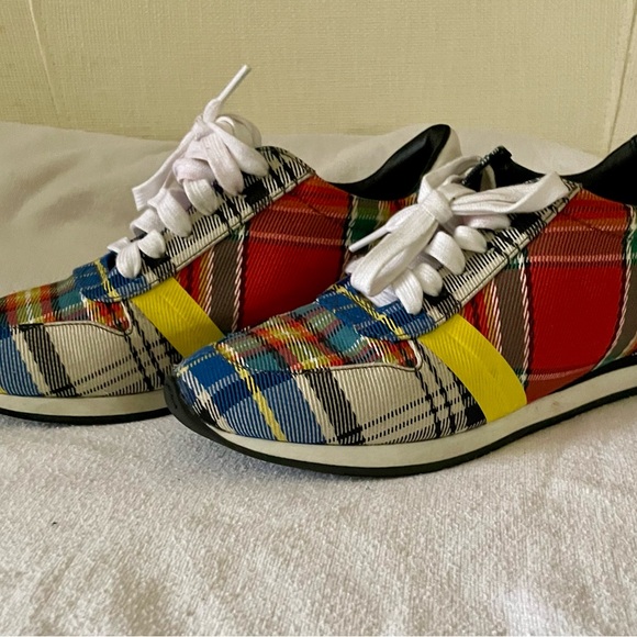 Burberry A L F AMELIA TARTAN SINK ACHLY SNEAKERS - Picture 6 of 10